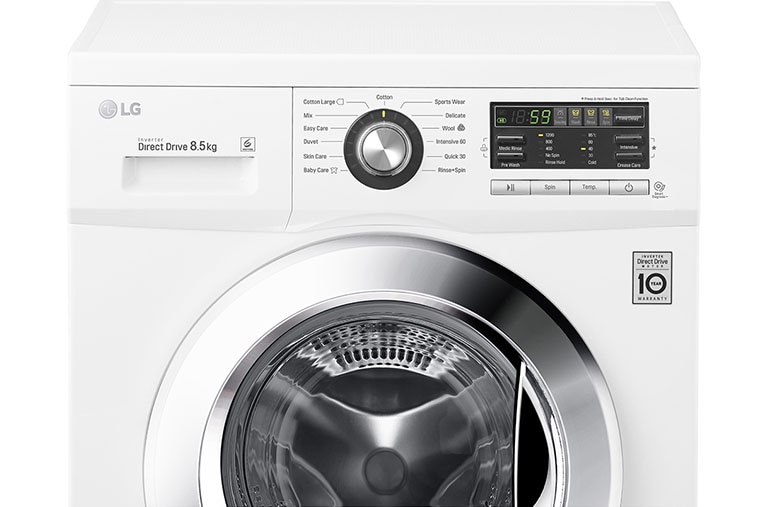 LG Lavarropas Carga Frontal 8,5Kg, F1380PD, thumbnail 8